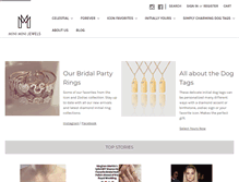 Tablet Screenshot of miniminijewels.com